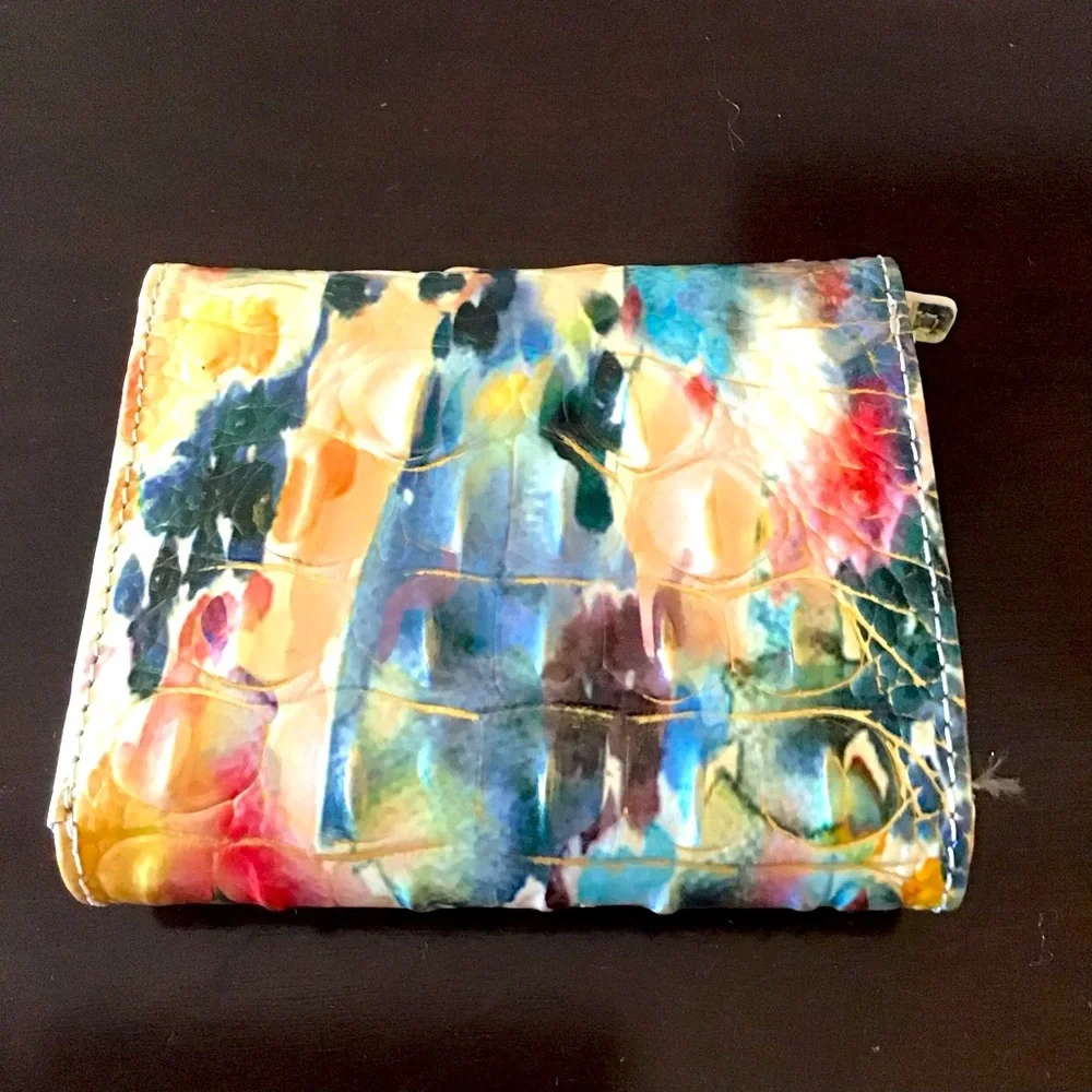 Brahmin colorful croc leather wallet_2